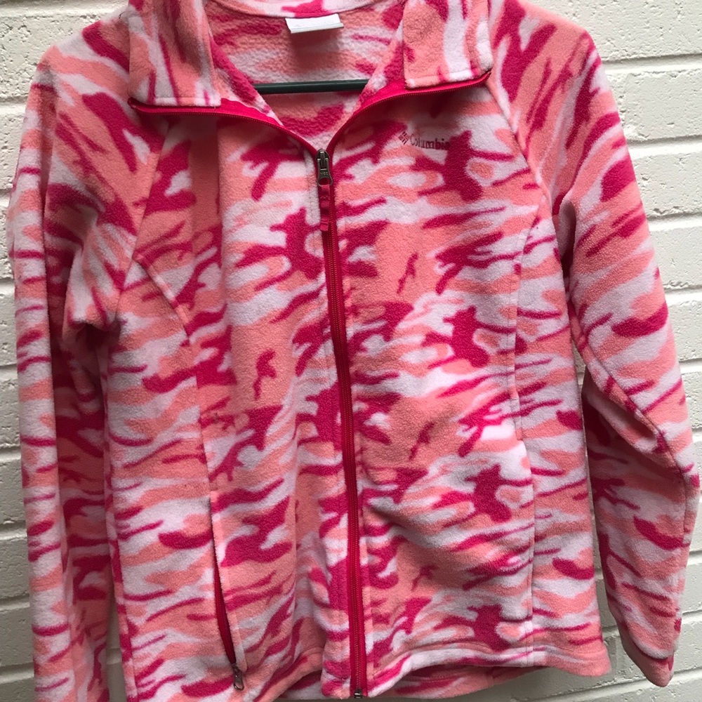 COLUMBIA JACKET GIRLS PINK CAMO💖